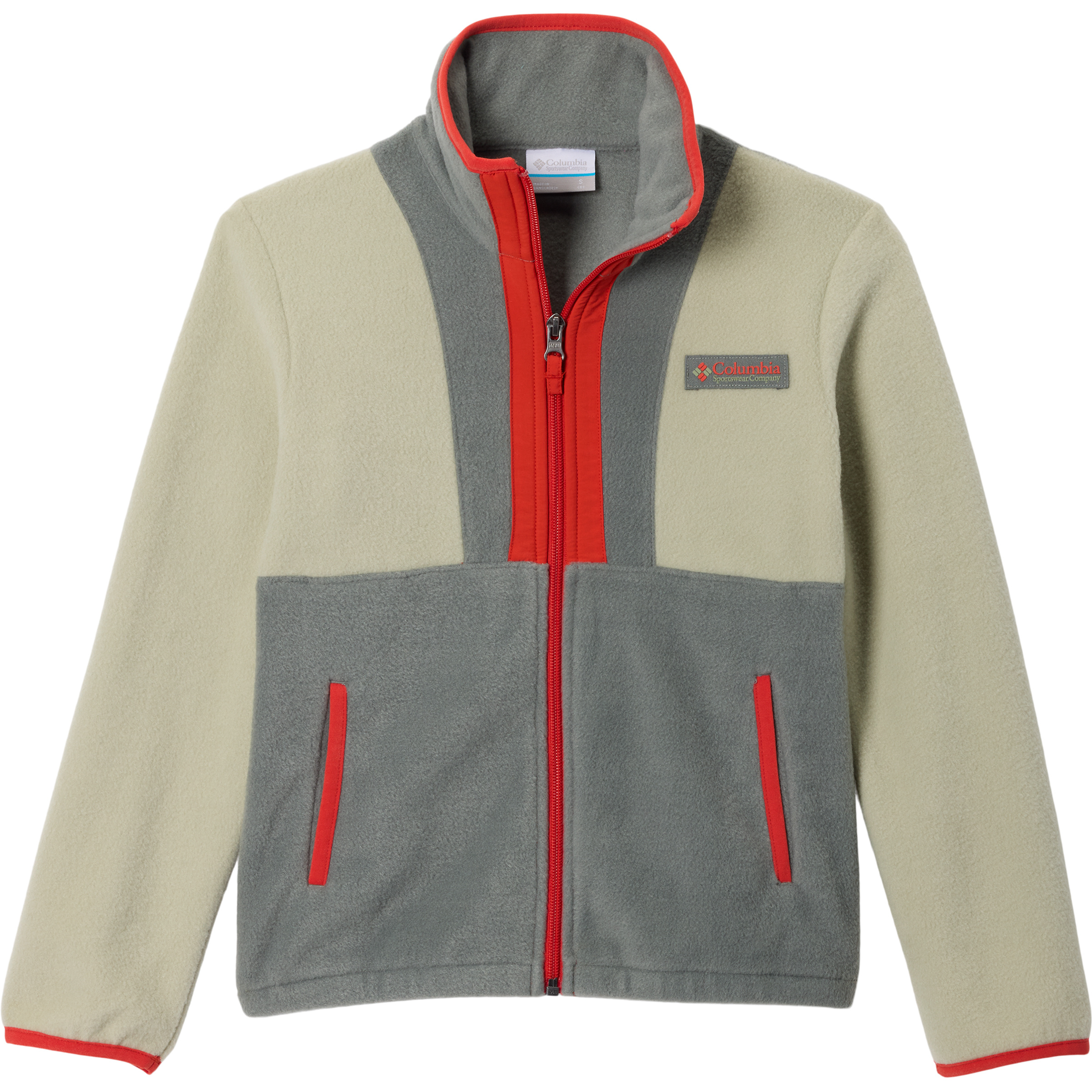 Columbia Back Bowl II Kinder Fleecejacke gruen Größe 120 Trekking Widerstandsfähig