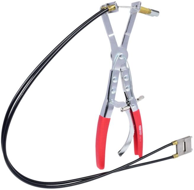 KS Tools Pince à collier à crémaillère avec double câble Bowden, 600mm (115.1065)