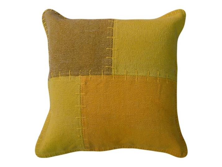 Dekokissen Lyrical I Gelb/Currygelb 45 x 45cm Baumwollstoff
