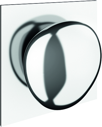 VitrA Istanbul Absperrventil A41450 Unterputz, R 1/2, Rosette 100x100mm, chrom