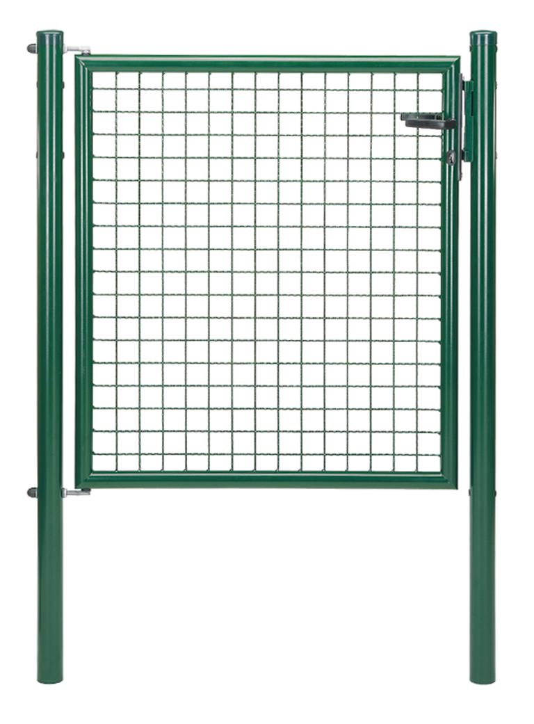 ALBERTS Wellengitter-Einzeltor, grün 1000x1000mm, incl.Pfosten Ø60 08103980
