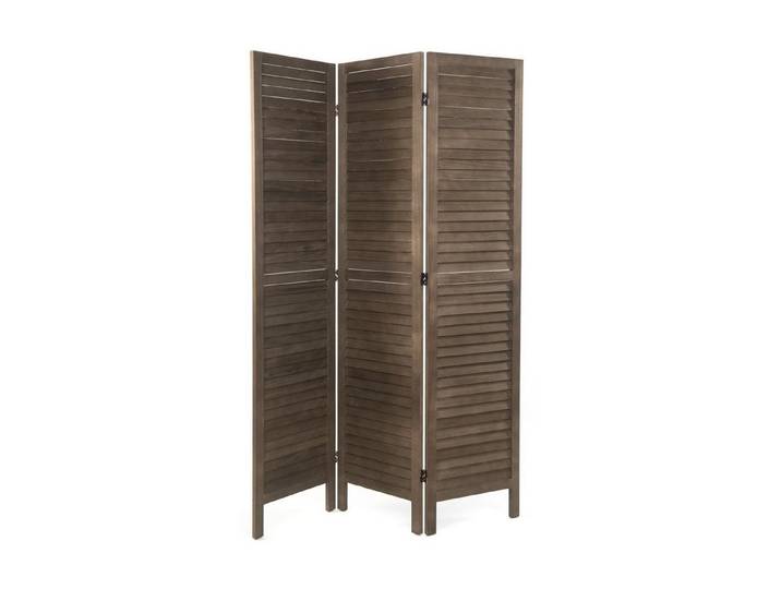 DESIGN DELIGHTS Paravent RAUMTEILER COTTAGE, Holz 170x120cm (HxB) Sichtschutz Paravent Raumtre