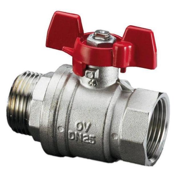 Oventrop OV Kugelhahn Optibal mit Flügelgriff PN 16 DN 10 G 3/8Zoll IG (1076303)