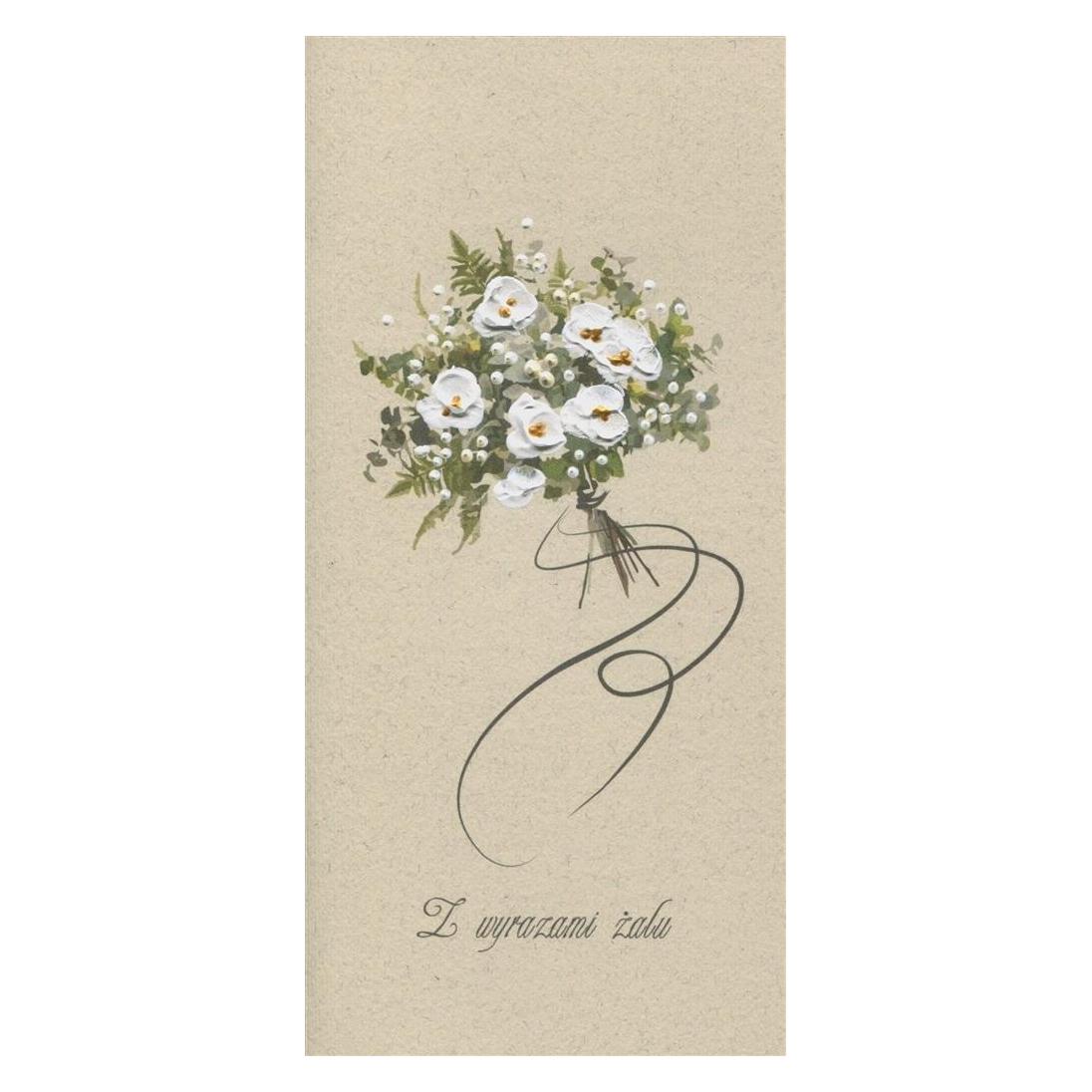 MAK Kondolenzkarte DL KON04 - Blumenstrauss (47993950)