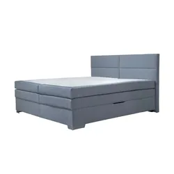Boxspringbett  Manon , grau , Maße (cm): B: 166 H: 113 T: 208.0