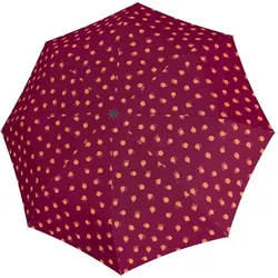Regenschirm Hit Long, automatisch, gepunktet, bordeaux