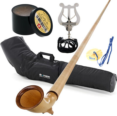 Thomann Alphorn Spitzenklasse F Set Schwarz
