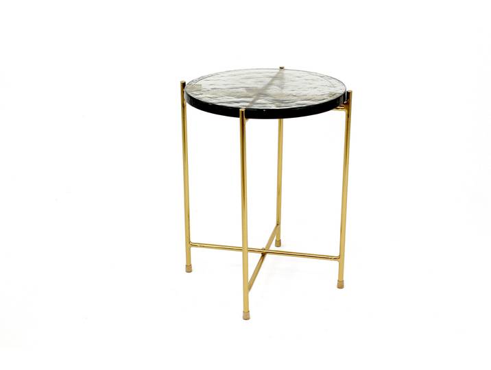 Concept Pedro I Beistelltisch Glas Eisen