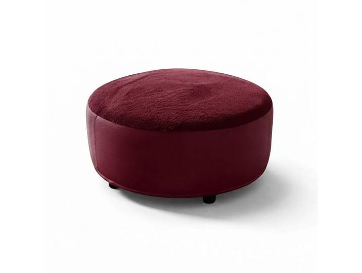Xlmoebel Fußhocker Runder Pouf Hocker Beistellhocker Polsterhocker Sitzhocker (Hocker, 1 St., Hocker), Made in Europa