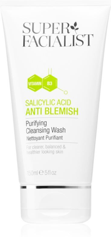 Super Facialist Salicylic Acid Anti Blemish makeup remover cleansing gel for problem and oily skin 150 ml