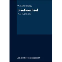 Briefwechsel, Fachbücher von Wilhelm Dilthey