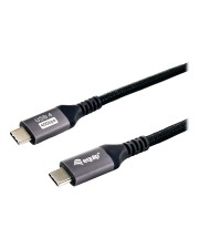 Equip USB Kabel 4.0 C -> St/St 1.20m schwarz Digital/Daten 1,2 m (128381)