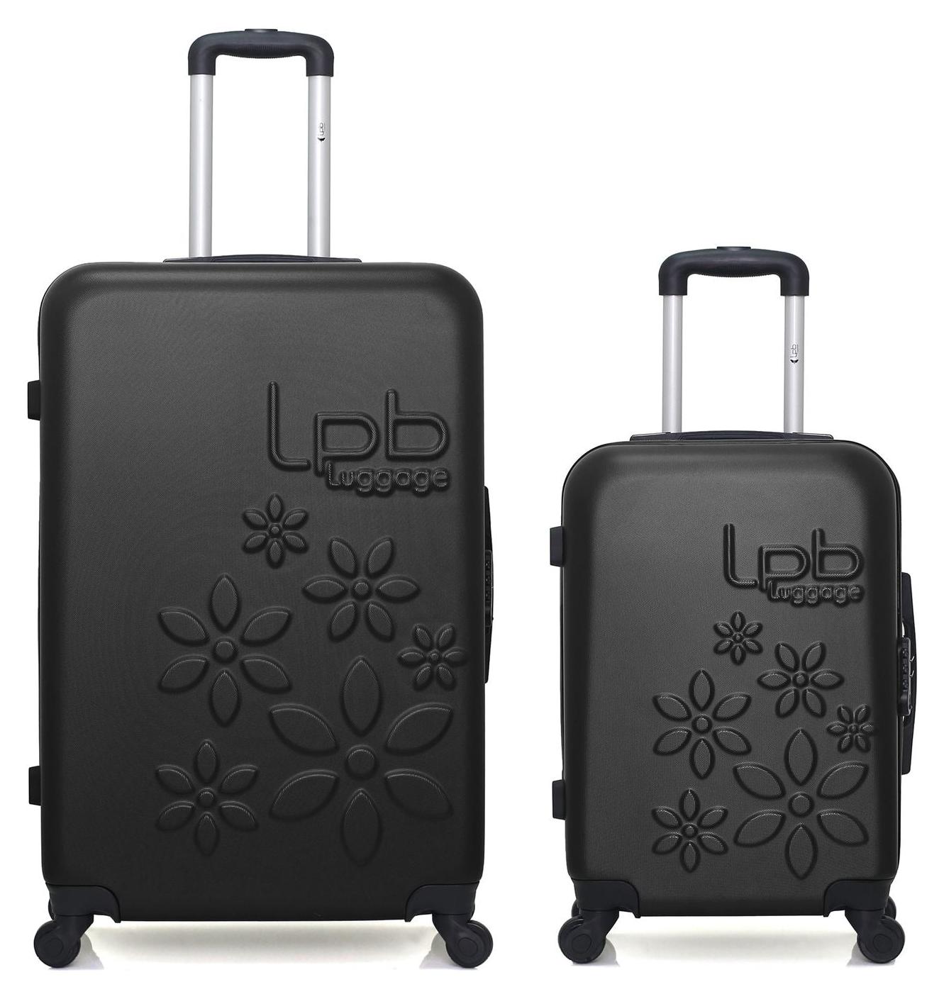 LPB LUGGAGE - 2er-Set - ELEONOR-Koffer (groß und Handgepäckgröße)