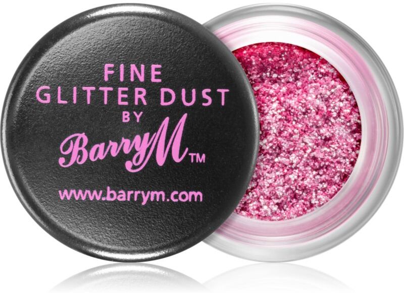 Barry M Fine Glitter Dust Glitter Eyeshadow shade Crimson Pink 10 g