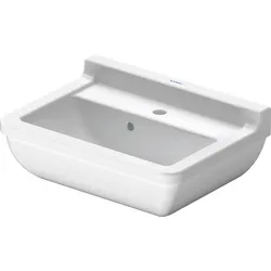 Duravit Waschtisch Starck 3 50cm, 1 Hahnloch, 0300500000, Farbe: Weiß