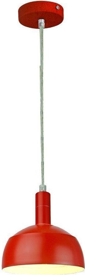 V-TAC Kunststof hanglamp E14 met aluminium schuif, rood, Ø180mm