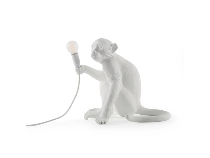 Monkey Sitting Table Lamp - Seletti Monkey Lamp - Salon / séjour - Design - Plastique