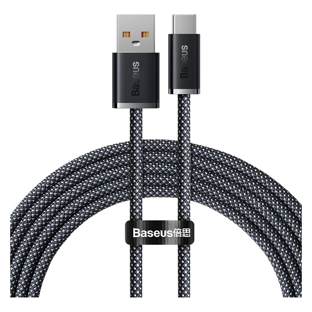 Baseus Cable USB to USB-C Dynamic Series, 100W, 2m (black) (2 m, USB 2.0, 100 W) (CALD000716)