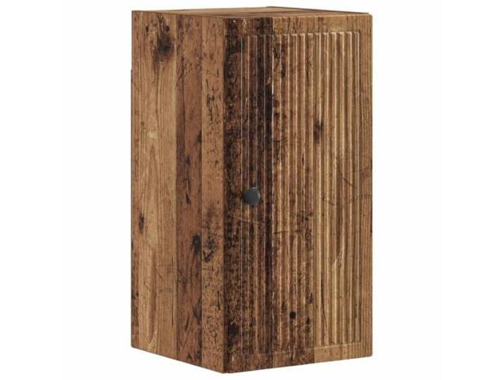 KTHLBRH Badezimmermöbel-Set, 4-teilig, EDE Holz, Wandschrank und Regal Wandmontage, umkehrbare Türen, feuchtigkeitsbeständig, große Lagerung, schlankes Design, Holz, EDE