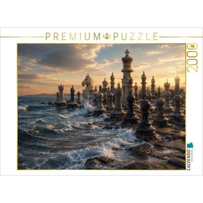 CALVENDO Puzzle Das Schachbrett der Gezeiten | 2000 Teile Lege-Größe 90x67cm Foto-Puzzle für glückliche Stunden