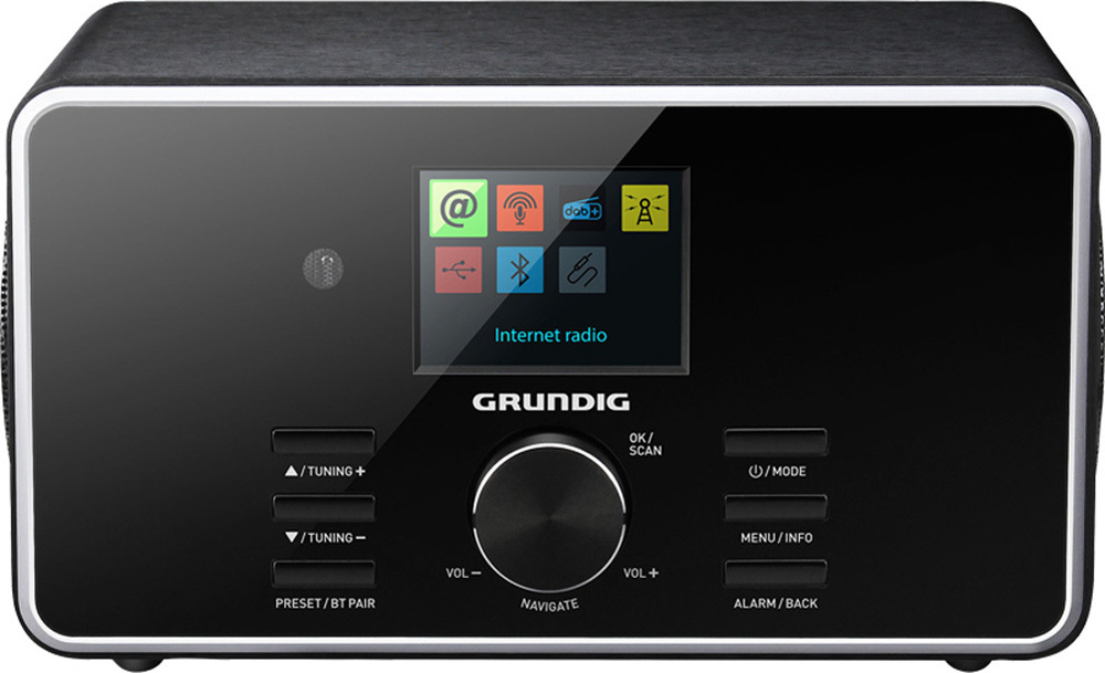 Grundig 2.0 Kompaktanlage Internet / DAB+ DTR 5000 X BT DAB+, Schwarz