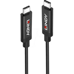 LINDY 43348 - Aktives USB 10 Gb/s-Kabel, C-Stecker, 3 m