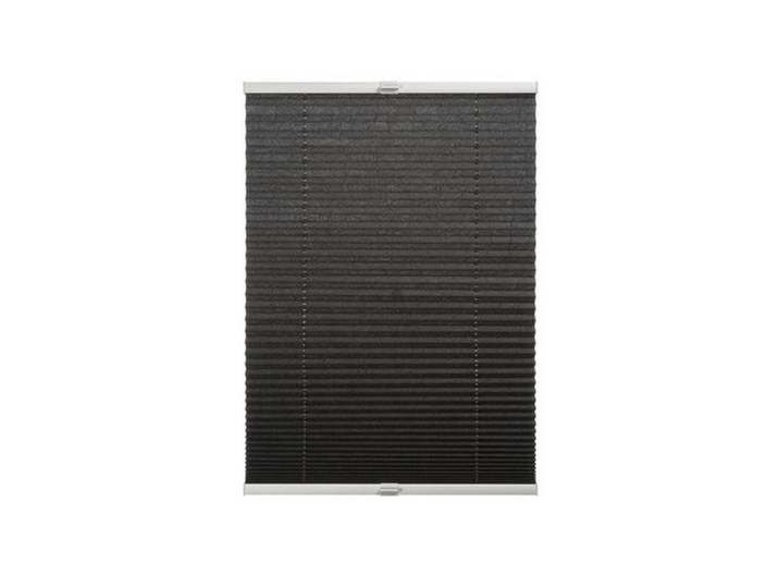 Schöner Wohnen Plissee, Anthrazit, Uni, 100x130 cm, Länge universell einstellbar, Heimtextilien, Vorhänge, Plissees