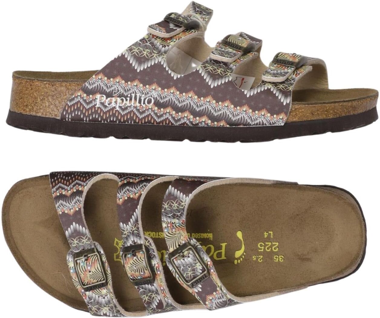 Papillio by Birkenstock Damen Sandalen, Braun, Gr. EU 35, kein / Etikett - Second Hand