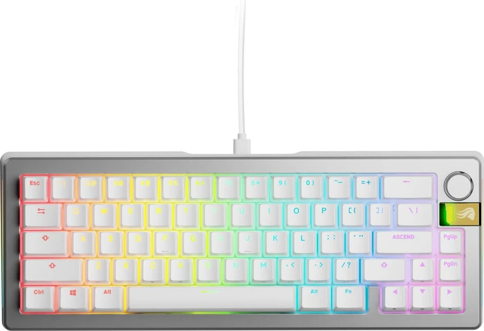 GLORIOUS GMMK 3 PRO HE 65% Prebuilt Wired Silver - US