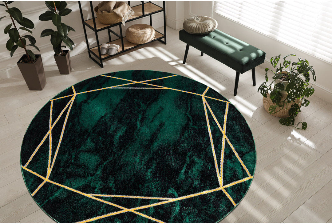 Fairmont Park Riston Round Geometric and Abstract Area Rug Round 200cm