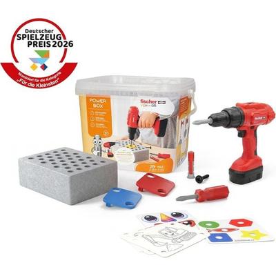 Fischertechnik 579436 - Fischer for Kids, Power-Box, Schrauben-Stecken-Staunen, 28-teilig, für Kinder ab 3 Jahren