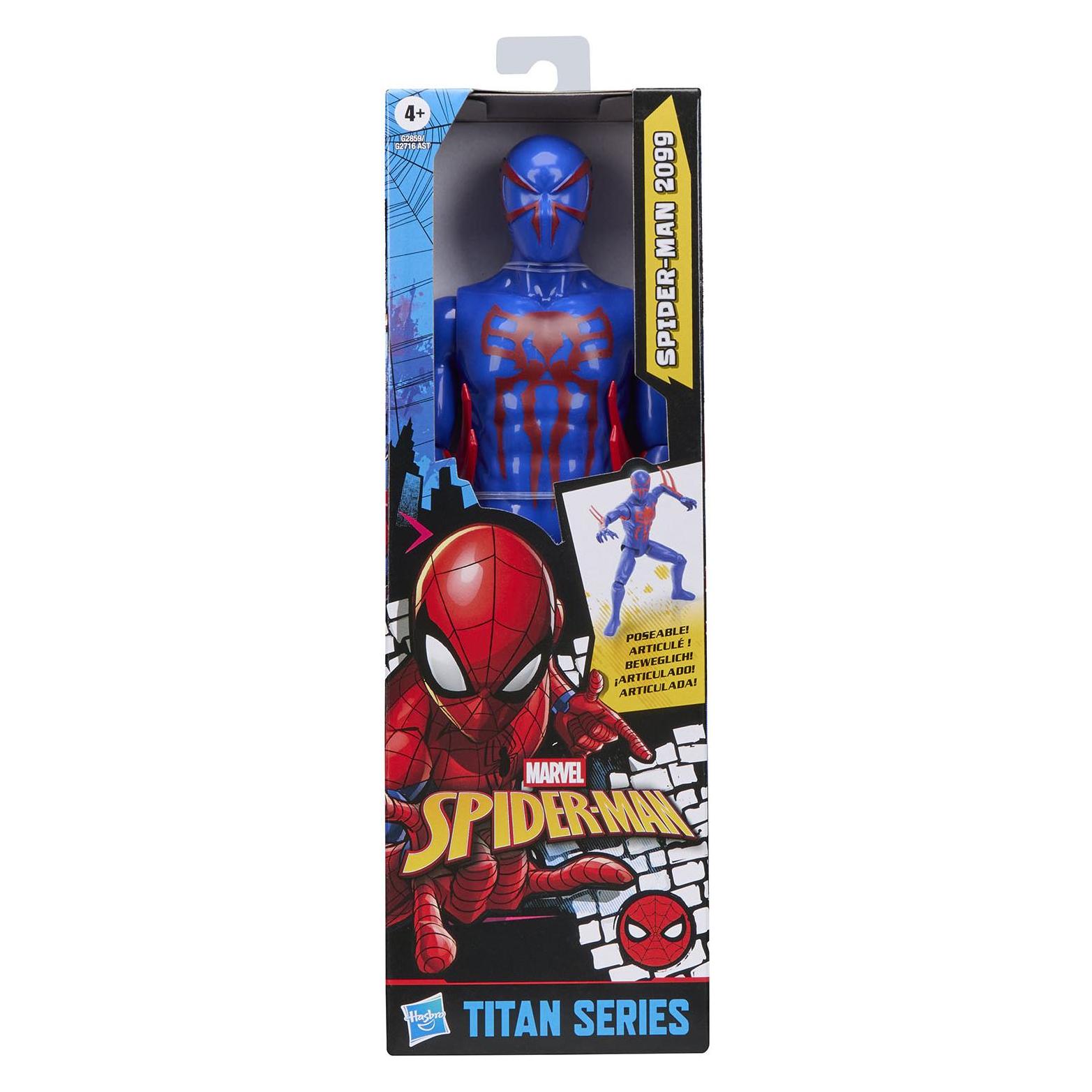 Hasbro Figur Ghost Spider 2099 von Marvel Spider-Man aus der Titan-Serie, 30 cm (G28595X00)