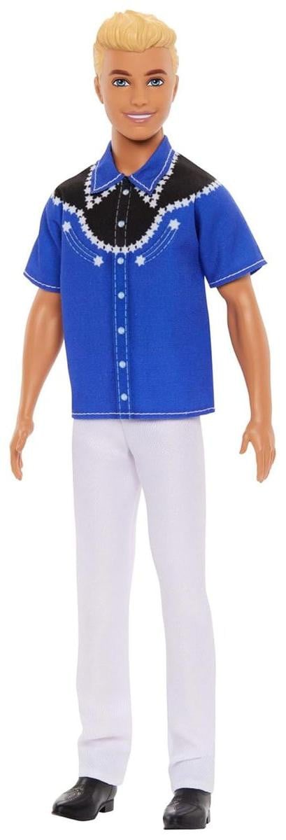Mattel Barbie Fashionistas Ken-pop met westernstijl blonde Ken