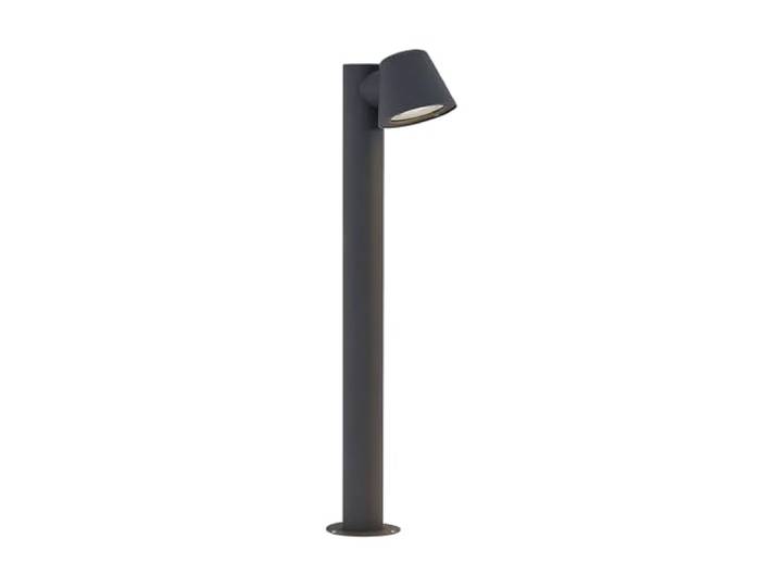 Lindby Luminaire extérieur Ileyna à intensité variable (Moderne) en Noir Métal (1 lampe\,à GU10)\, Borne lumineuse borne luminaire pour socle