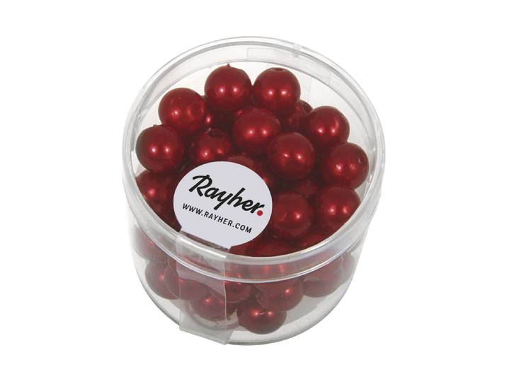 Rayher Wachsperlen 8 mm 62 Stück