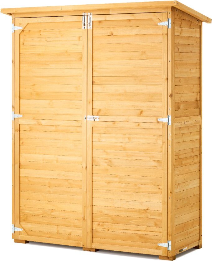 Hochwertiger Geräteschuppen Geräteschrank 1400x600x1715mm - Gerätehaus Gartenschrank für effektive Aufbewahrung - Robuster Lagerplatz im Freien