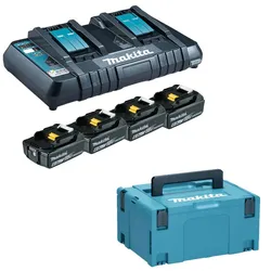 Makita Power Source-Kit Akku-Set LXT 18V / 4x Akku 6Ah - BL1860B - 198091-4