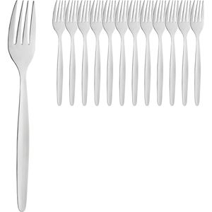Amefa Menügabel Scandinave, 18,6 cm, Edelstahl 18/0, silber poliert, 12 Stück