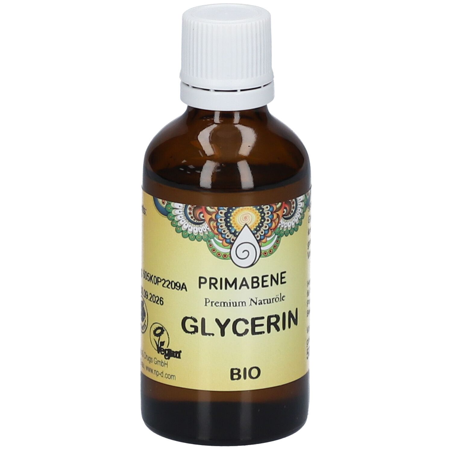 Glycerin 99% NPD BIO Primab 50 ml Flüssigkeit