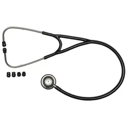 Schwestern Stethoskop Ampri Med Comfort Flachstethoskop schwarz