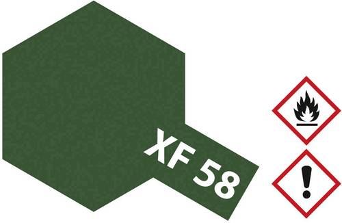 Tamiya Acrylfarbe Olivgrün (matt) XF-58 Glasbehälter 23ml