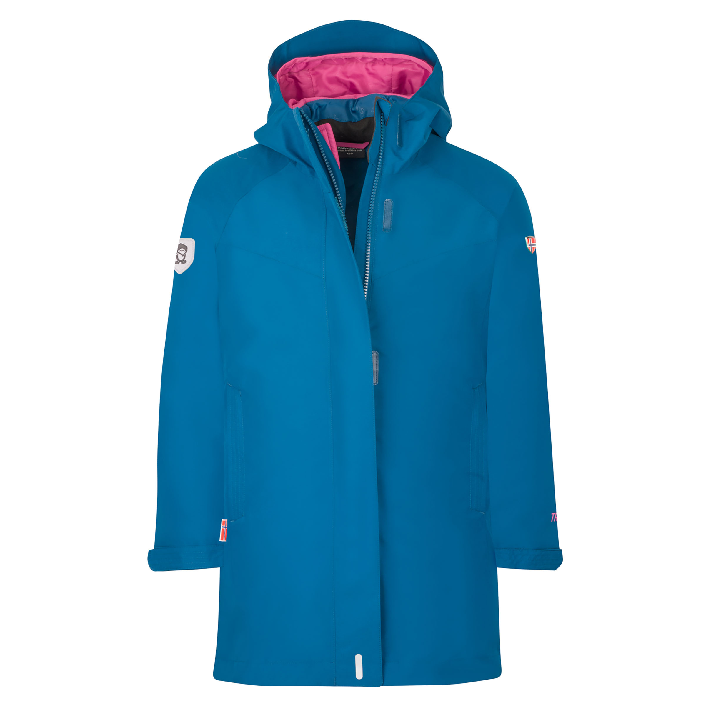Trollkids Senja 3in1 Kinder Doppeljacke tuerkis Größe 140 Lifestyle Winddicht Wasserabweisend