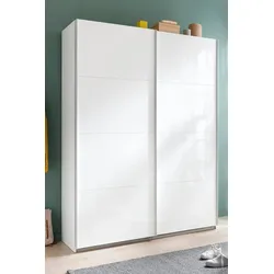 Composad Schwebetürenschrank Systema 150 x 223 cm Dekor Weiß