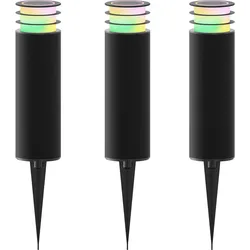 Calex | Smart Outdoor 3er-Set Gartenpfosten | 24V