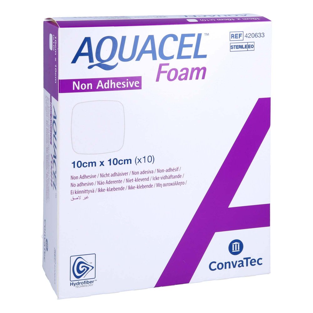 C P C medical GmbH & Co. KG Aquacel Foam nicht adhäsiv 10x10 cm Verband Cpc 10210336