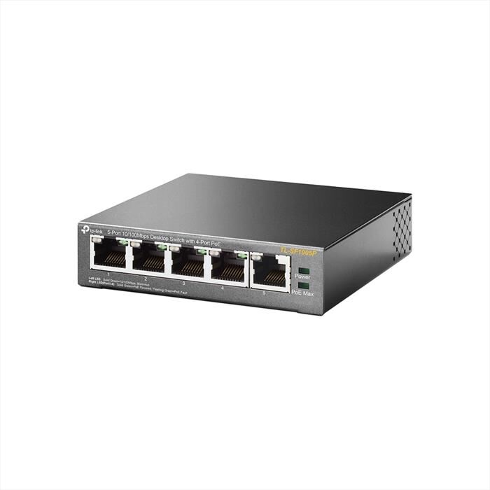 TP-Link Switch Desktop 10/100mbit 5 Porte, 4 Porte Poe