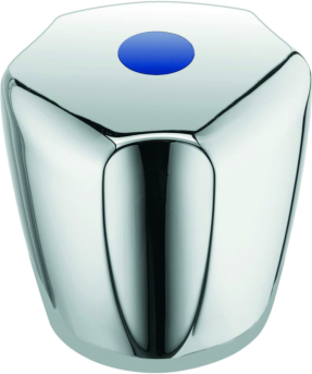 Kludi Standard Terraluxgriff 754210500 chrom, Metall Terraluxgriff, kalt