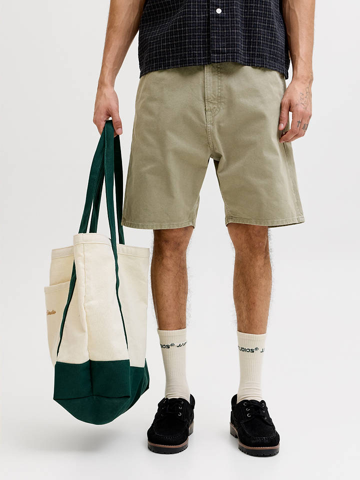 Jack & Jones Jeans-Bermudas "Tony" in Grün - S