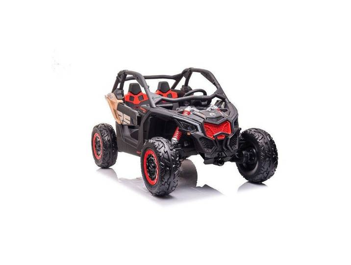 ES-Toys Elektro-Kinderauto Elektro Kinderauto Can Am RS Schwarz 2-Sitzer, 24V, Allrad