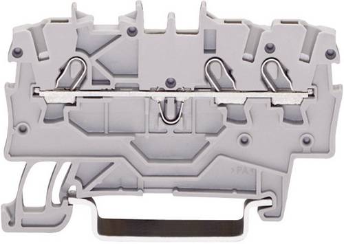WAGO 2000-1301 Durchgangsklemme 3.50mm Zugfeder Belegung: L Grau